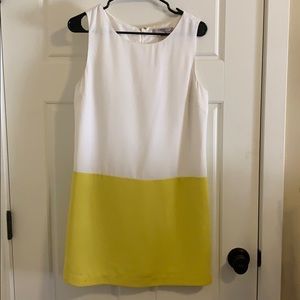Color block shift dress